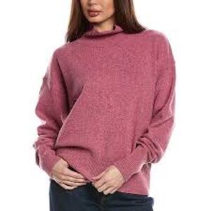 Nordstrom BP Longline Super Soft Dusty Pink Long Sleeve Turtleneck Top Size Med